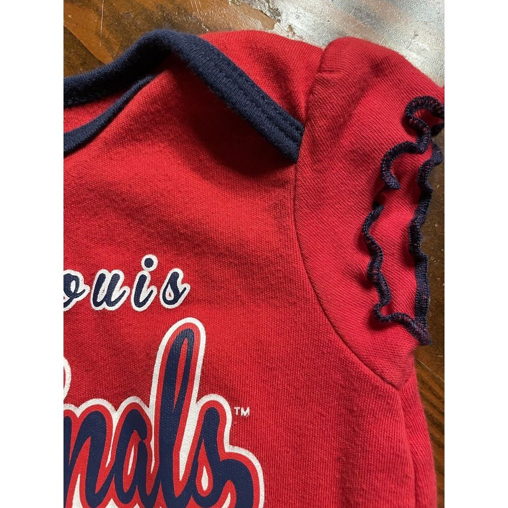 St. Louis‎ Cardinals Baseball Onsie Size 0-3 Months - Picture 4 of 4